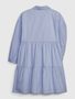 511044-00 Dětské pruhované šaty Modrá
