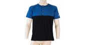 MERINO AIR PT men's shirt with buttons blue/black