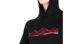 MERINO UPPER MOUNTAINS women's hoodie kangaroo black