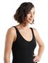 W Queens Tank Bodysuit BLACK