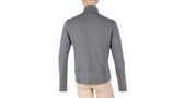 MERINO UPPER men's full-zip sweatshirt grey