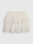 662186-00 Dětská kraťasová sukně Bílá