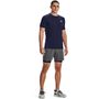 UA HG Armour Fitted SS, Navy