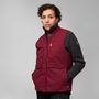 Singi Padded Vest W, Bordeaux Red