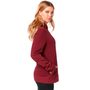 Worldwide Fox Po Hoody cranberry