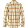 Övik Heavy Flannel Shirt W Chalk White-Dune Beige