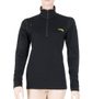 MERINO UPPER ladies sweatshirt short zip black