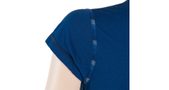 MERINO AIR women's shirt neck sleeve dark blue