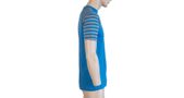 MERINO ACTIVE men's shirt blue/gray thin stripes