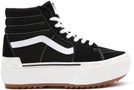 UA SK8-Hi Stacked (suede/canvas), black/blanc de blanc