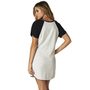 16560 416 FLAGGED DRESS Light Heather Gray  - šaty