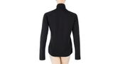 MERINO UPPER women's full-zip sweatshirt black