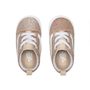 INFANT GLITTER OLD SKOOL CRIB SHOES (0-1 YEAR), (Glitter) Brazilian Sand/True White