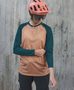 W's MTB Pure LS Jersey Moldanite Green/Aragonite Brown