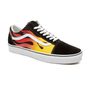 UA OLD SKOOL (FLAME), BLACK/BLACK/TR WHT