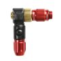 ABS1 PRO BRAIDED FLOOR PUMP HOSE - POD RED GLOSS