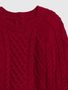487060-00 Dětský pletený svetr Červená