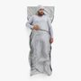 Silk Blend Sleeping Bag Liner - Rectangular w/ Pillow Sleeve Moonstruck Grey