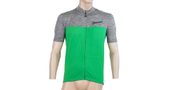 CYKLO MOTION men's full-zip jersey, grey/green