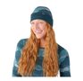 THERMAL MERINO REVERSIBLE CUFFED BEANIE, twilight blue mtn scape