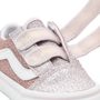 TD Old Skool V, (2-tone glitter) orchid ice/powder pink