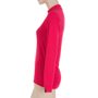 DOUBLE FACE ladies long sleeve shirt magenta