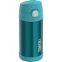 Baby thermos with straw 355 ml turquoise