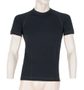 MERINO DF men's shirt neck sleeve black