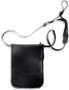 Skin Folded Neck Pouch black