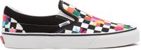 UA Classic slip-on (floral checkerboard) black/true white