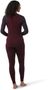 W CLASSIC THERMAL MERINO BL PATTERN CB, black cherry dot