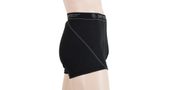 DOUBLE FACE men's short shorts black