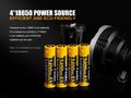 TK75 4xCree XHP35 HI + 4x akumulátory 3500 mAh