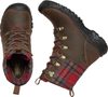 GRETA BOOT WP WOMEN dark brown/red plaid