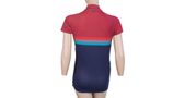 CYKLO SUMMER STRIPE dámský dres kr.rukáv, modrá/lilla