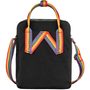 Kånken Rainbow Sling Black-Rainbow Pattern