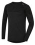 Men's long T-shirt black