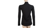 THERMO women's long sleeve zipped shirt black