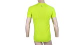 COOLMAX TECH men's shirt neck sleeve reflex yellow