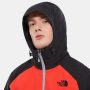 M STRATOS JACKET MID GRY/FIERY RED/TNF BLK