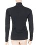 MERINO DF women's long sleeve zipper shirt black