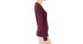 MERINO AIR ladies long sleeve shirt dark burgundy