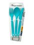 Camp Cutlery Set - 3pc Pacific Blue