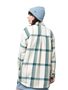 HAL PLAID SHACKET, MARSHMALLOW