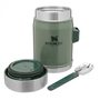 thermos 400ml with spoon/fork green