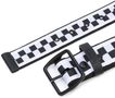 INDIO BELT black-white check