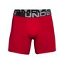UA Charged Cotton 6in 3 Pack, Red