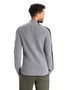 M Lodge LS Half Zip Sweater GRITSTONE HTHR/BLACK