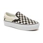 UA CLASSIC SLIP-ON PLATFORM BLK&WHTCHCKERBOARD/WHT BLACK