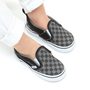 TD Slip-On V (Checkerboard), Blk/Pewter